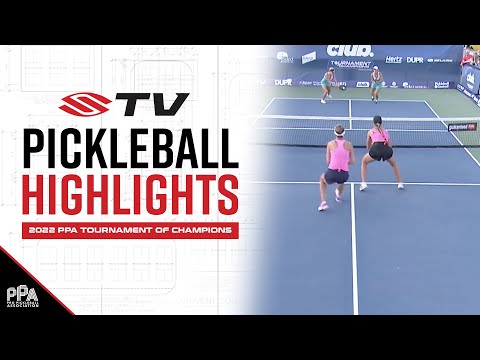 Anna Leigh Waters Slam Pickleball Highlight - 2022 PPA Tournament of Champions Women's Doubles
