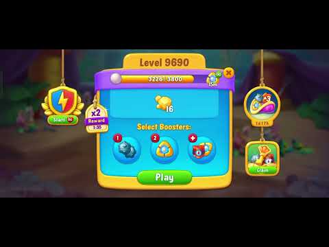 fishdom satisfying level 9689-9690