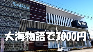 別府と大分で大海物語3000円の勝負をします