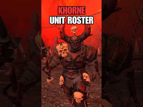 Khorne Unit Roster 🔥 in Less than 60 Seconds | Total War Warhammer 3