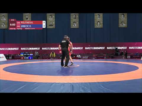 Repechage GR - 67 kg: A. POLITAIEV (UKR) v. D. JANECIC (CRO)