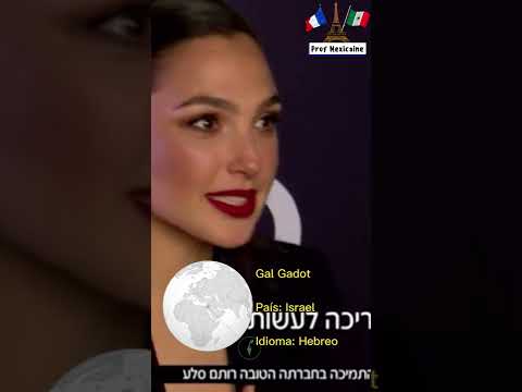 Famosos hablando en su lengua materna