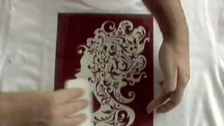 Screen Stencil Metallic Foil