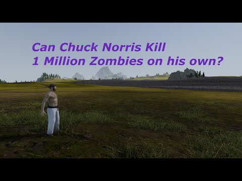 🔴Can Chuck Norris kill 1 Million Zombie apocalypse horde | Ultimate Epic Battle Simulator