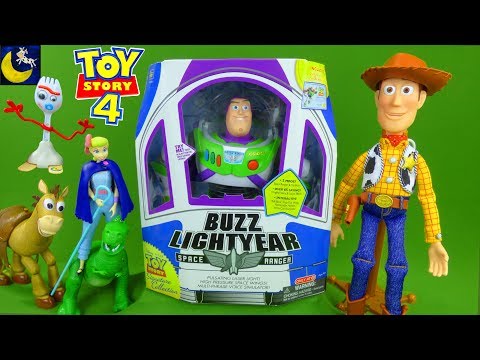 Thinkway Toys Buzz Lightyear Signature Collection Interactive Woody Bo Peep Forky Toy Story 4 Toys!