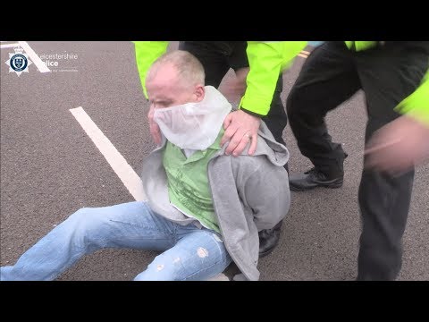 Spitting at police officers will not be tolerated