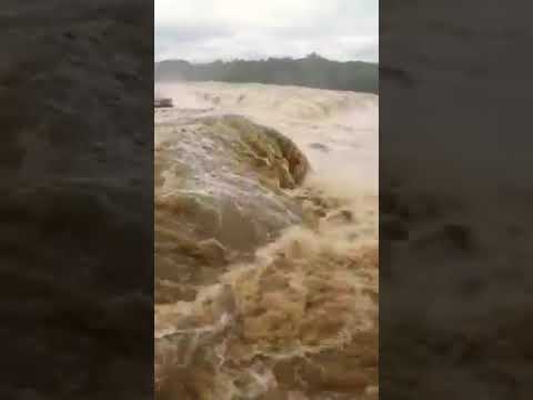 Salto Saudades na cidade de Quilombo SC_ próximo  a Chapecó. y de chuvas encheu
