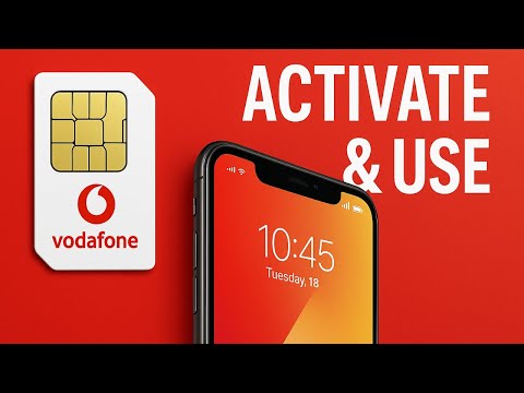 How To Activate & Use a Vodafone SIM Card (EASY 2025)