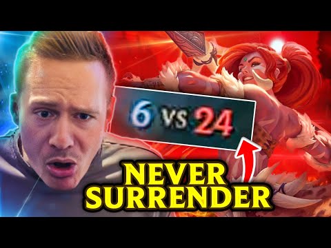 Broxah shows the world why you NEVER SURRENDER.