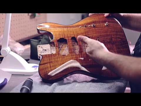 Warmoth Fender Telecaster Custom Koa Guitar Build - Taylor Swift / Grant Mickelson