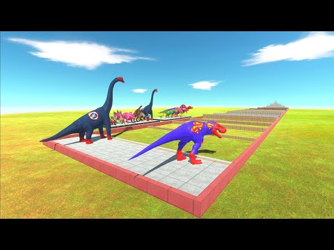 Dinosaur Superhero Power Tournament - Animal Revolt Battle Simulator
