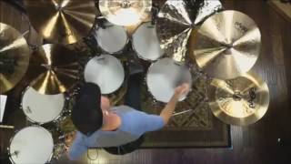 Drumeo Eric Boudreault crazy drum solo Jongleur, song #2 short version