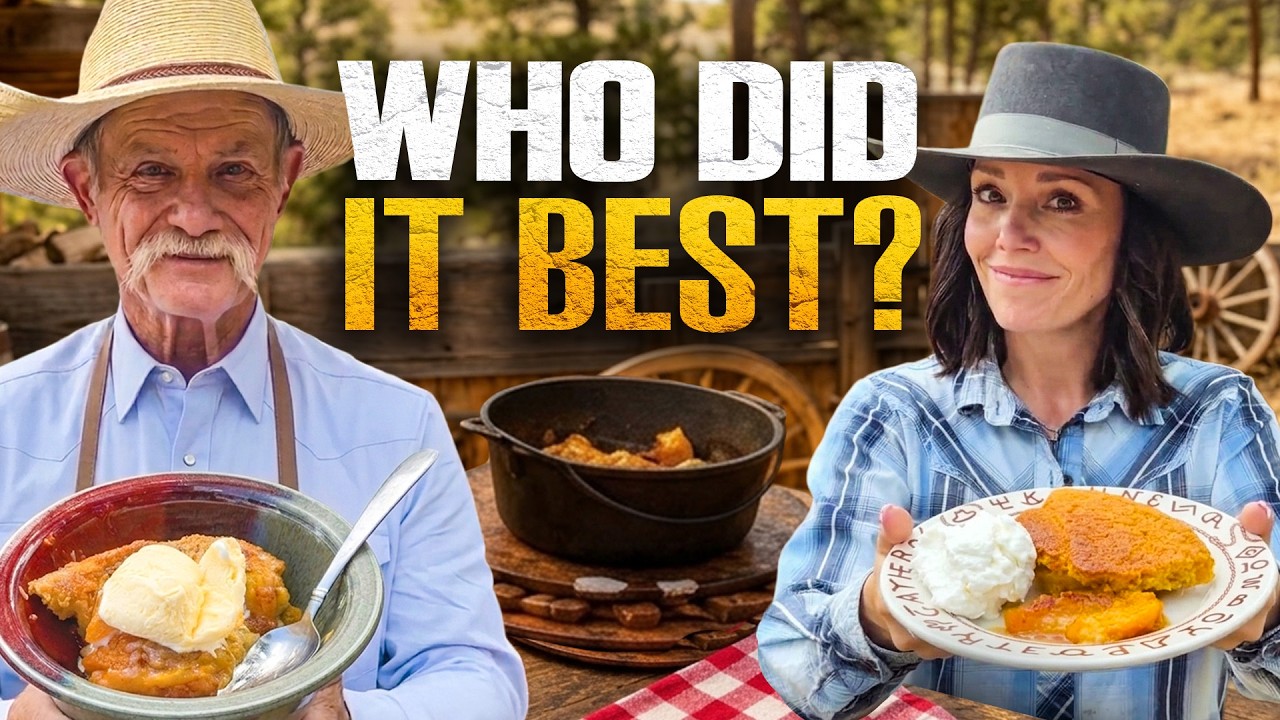 The GREAT Cast Iron Peach Cobbler Bake Off - Who Makes It Better?