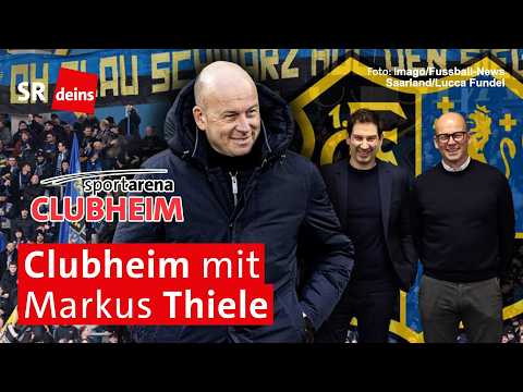 Fußball: sportarena Clubheim – mit FCS-Sportvorstand  Markus Thiele
