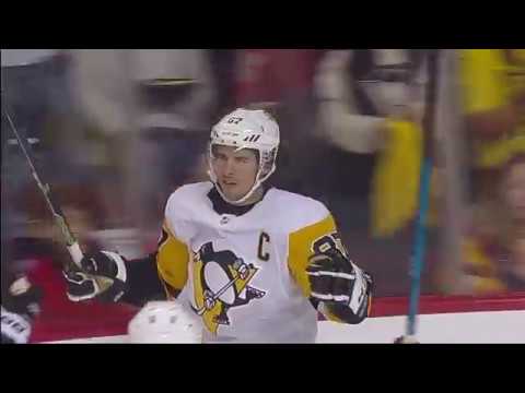 Crosby roofs pretty backhand goal vs Flames 10/25/18