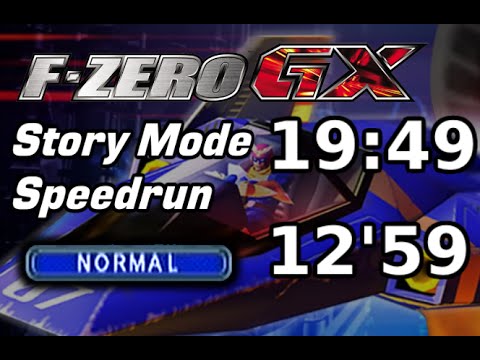 F-Zero GX - Story Mode Speedrun (Normal) in 19:49 | 12'59 Video