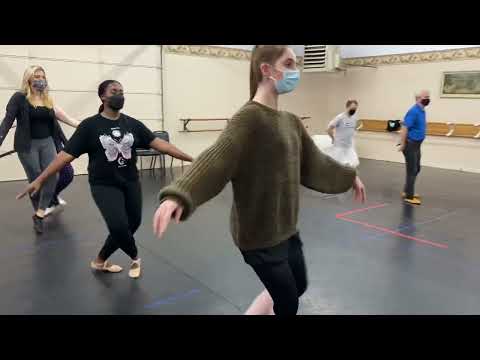 Sleeping beauty rehearsal