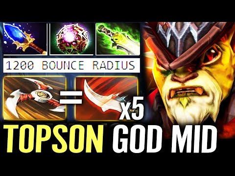 🔥 TOPSON Bounty Hunter MID — 14min Aghanim + Octarine x5 Jinada Nonstop Stealing Gold Dota 2 Pro