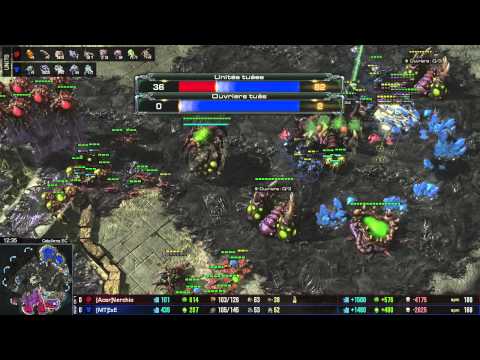 (HD977) ExE vs Nerchio  - TvZ - Heart of the Swarm [FR]