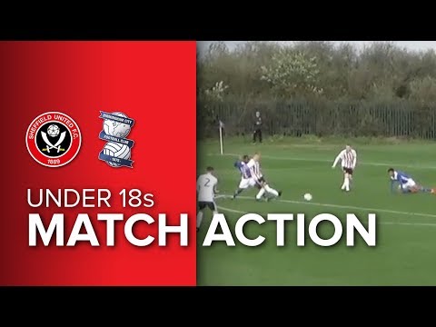 Birmingham 1-2 Blades Under 18s - United goals