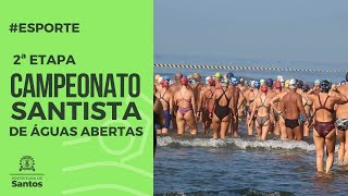#ESPORTE - Campeonato Santista de Águas Abertas reúne todas as idades na praia do Gonzaga