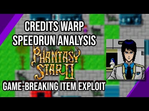 How Phantasy Star II was Beaten using Credits Warp