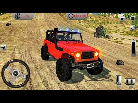 Off Road 4x4 Jeep Truck Driver - Jeep Wrangler Hill Climb Muddy Drive - Android Gameplay