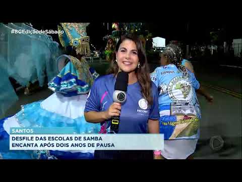 Reportagem - Desfile das Escolas de Samba em Santos 2023 (Juliana Vaz)