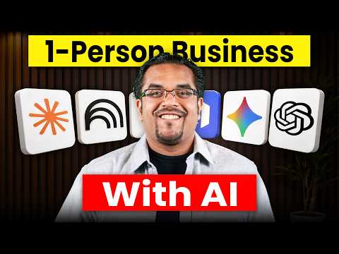 How To Build a One Person Solo Business Using AI!