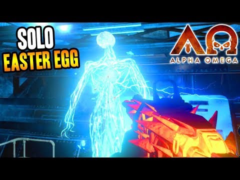"ALPHA OMEGA" SOLO EASTER EGG COMPLETE GAMEPLAY! (Black Ops 4 Zombies DLC 3) Video