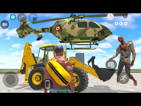GTA India JCB Army Helicopter Flying Pilot KTM Motorbike Driver Simulator - Android Gameplay.