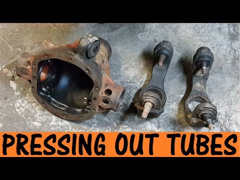 Building a D30 HP jeep front axle: Part 4 - pressing out axle tubes