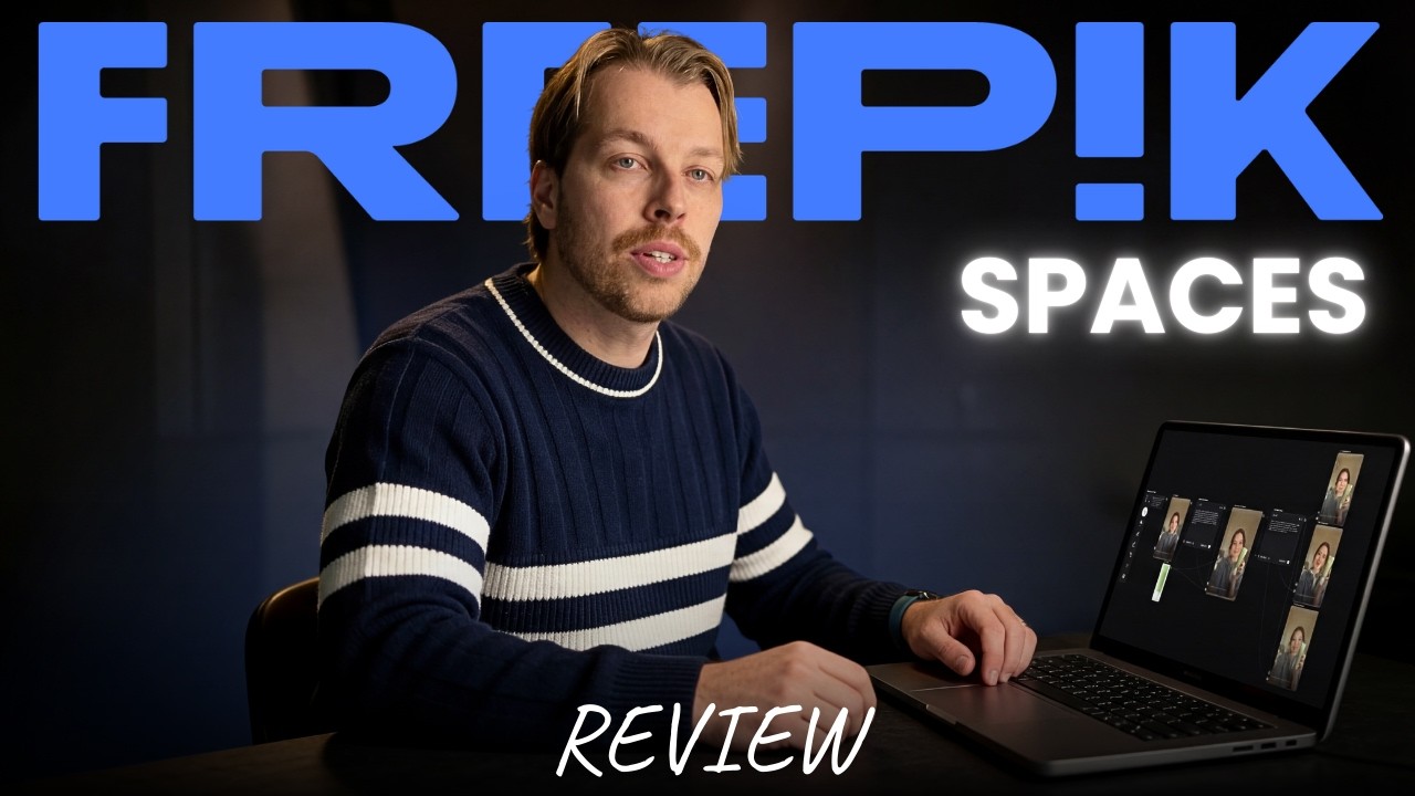 Freepik Spaces Review: UNLIMITED AI Workflow Builder (Magnific AI) video thumbnail