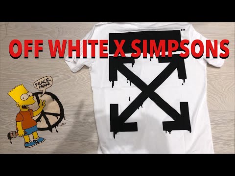 Unboxing the Off-White Bart Simpsons "Peace Man” T-Shirt | 🔥 ULTRA FIRE 🔥 |