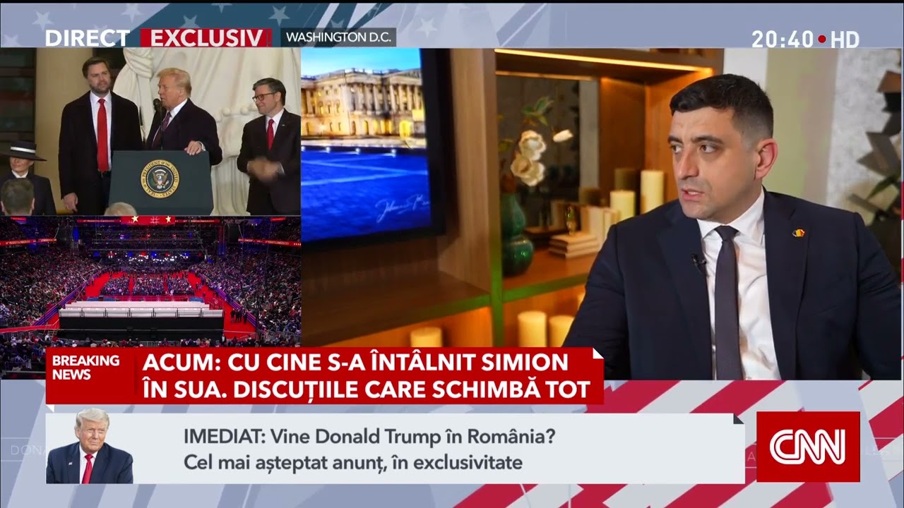 George Simion, aflat în SUA, se dezice de Călin Georgescu: Nu toate ideile noastre coincid
