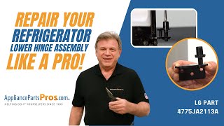 How To: LG/Kenmore Refrigerator Lower Hinge Assembly 4775JA2113A
