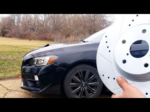 2015-2020 Subaru WRX Front Brakes Pads & Rotors | How to change
