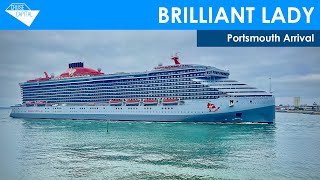 Brilliant Lady arrives in Portsmouth (18/08/2025)