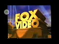 20th Century Fox Home Entertainment Fox Video 20th Century Fox 1996 1969