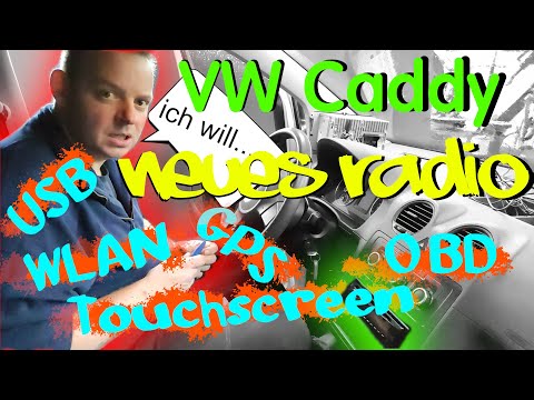 Neues Radio für den Caddy "einmal mit allem außer Scharf" #Caddy2K #Android