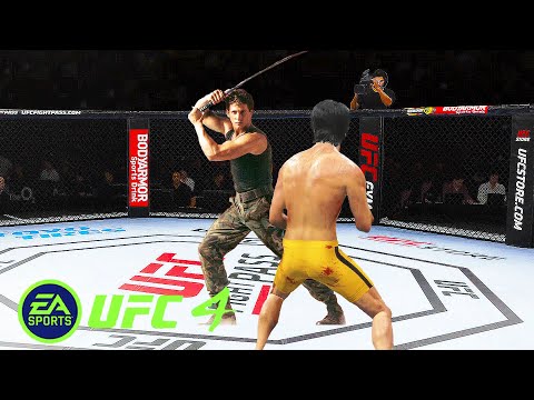 UFC4 Bruce Lee vs American Ninja  EA SPORTS UFC 4 - PS5