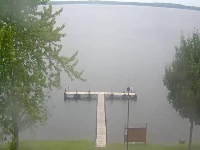 Live webcam view of Lake Noquebay from Timberline Resort