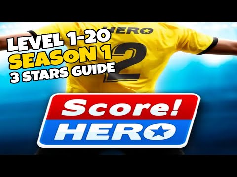 Score Hero 2 Season 1 Level 1-20 Walkthrough 3 Stars