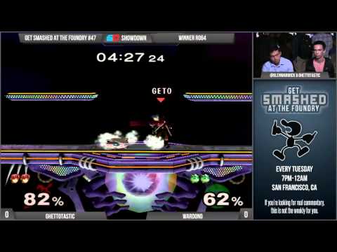Get Smashed at the Foundry #47 - Winner Ro64: GhettoTastic (Marth) vs Warwick Foe (Puff)