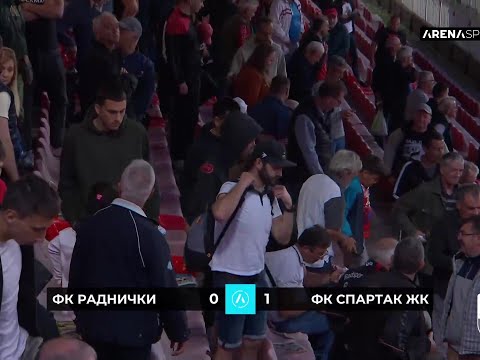 MOZZART BET SUPERLIGA (36. KOLO):  Radnički Niš - Spartak 0:1 / 22.05.2023.