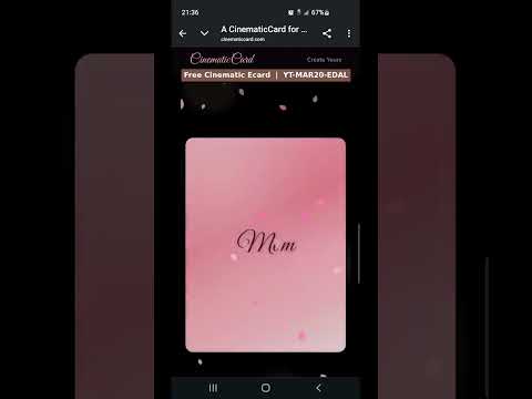 She watched her Mother's Day card and couldn't stop crying 😭