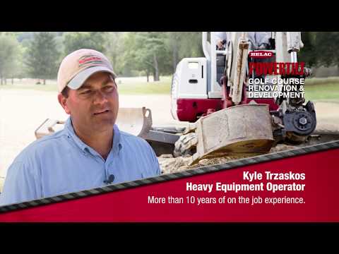 How PowerTilt Tilting Coupler Skyrockets Your Golf Course Renovation Productivity | Parker Helac