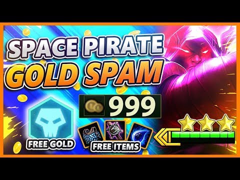 UNLIMTED GOLD FROM SPACE PIRATES (AUTO WIN) - BunnyFuFuu | Teamfight Tactics