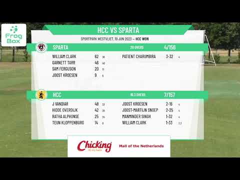 KNCB - Topklasse T20 - HCC v Sparta