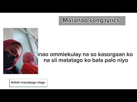 OME KULAY (Maranao song lyrics)